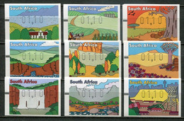 South Africa Südafrika Mi# ATM 14-22 Postfrisch/MNH - Vignettes D'affranchissement (Frama)