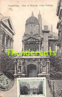 CPA ESPERANTO CAMBRIDGE GATE OF HONOUR CAIUS COLLEGE ESPERANTA 1907 - Esperanto