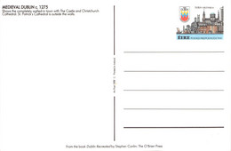 IRELAND - STATIONARY POSTCARDS 1000 YEARS DUBLIN 1988  /Q51 - Postal Stationery
