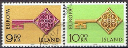 ICELAND # FROM 1968 STAMPWORLD 418-19 - Oblitérés