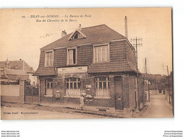 CPA 80 Bray Sur Somme Le Bureau De Poste Rue Du Chevalier De La Barre - Bray Sur Somme