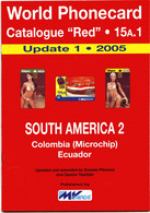 WORLD PHONECARD-RED-15A.1 SOUTH AMERICA 2 - Books & CDs