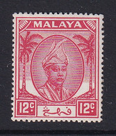 Malaya - Pahang: 1950/56   Sultan Abu Bakar    SG62     12c      MH - Pahang