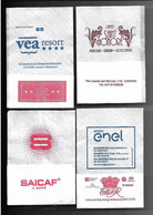 Tovagliolino Da Caffè - Lotto 4 Pezzi N. 10 - Company Logo Napkins