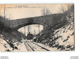 CPA 69 Cours Le Pont Du Valissant Et Le Train Tramway De La Ligne De St Victor Cours - Cours-la-Ville