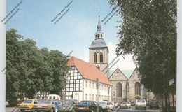 4840 RHEDA - WIEDENBRÜCK, St. Aegidius Kirche, VOLKSWAGEN Käfer, BMW 3, OPEL, FORD - Rheda-Wiedenbrück