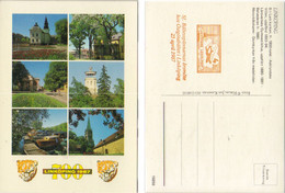 Sweden 1987 Linköping 700 Years, Card For Jubileet, With Imprinted Local Stamp 4 øre - Emissions Locales