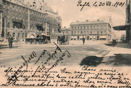 Sweden (Suède) Gefle - Centralpalatset Och Jernvagshotellet 1901 - Zweden