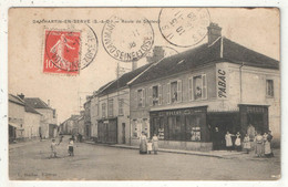 78 - DAMMARTIN-EN-SERVE - Route De Septeuil - Duclos, éditeur - (Epicerie Duclos à Droite) - Other Municipalities