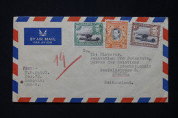 KENYA OUGANDA ET TANGANYIKA - Enveloppe De Kampala Pour La Suisse En 1950 - L 82916 - Kenya, Uganda & Tanganyika