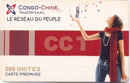 ZAIRE : CON01 500u CONGO-CHINE Sarl CTT USED - Congo