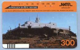 URUGUAY : D03 300 FORTALEZA MONTEVIDEO With BARCODE USED - Uruguay