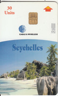 SEYCHELLES : SEYS03 30 Anse Source D(Argent , LA Digue Rev. No Code USED - Seychellen