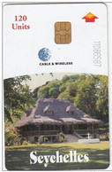 SEYCHELLES : SEYS02A 120 Plantation House Grand Kaz Rev. CPI 2023613 USED - Seychellen