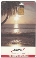 SEYCHELLES : SEYA02 100u AIRTEL  Sunset USED - Seychelles