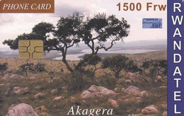 RWANDA : RWA-04 1500 FrW  Akagera Tree USED - Ruanda