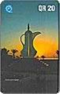 QATAR : QTR036 QR 20 Monument Dalla By Sunset USED - Qatar