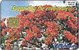 MAURITIUS : MAU31 R200 Environment Flame Tree USED - Mauritius