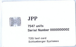 JORDANIA : JORT2 JPP  7547units White Card SI7 USED - Jordanië