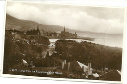 REAL PHOTOGRAPHIC SERIES - LARGS FROM THE ROUTENBURG GOLF HOUSE - Ayrshire
