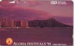 HAWAI : HAW40 ALOHA FEST. 93 Diamond Head Rev.A MINT - Hawaï