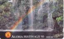 HAWAI : HAW38 ALOHA FEST. 93 Rainbow Falls Rev.A MINT - Hawaii