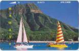 HAWAI : HAW30 10u 2 Sailboats+mountain MINT - Hawaii