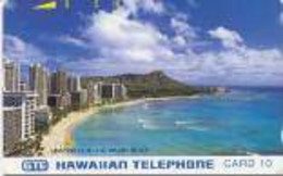 HAWAI : HAW01 10 U DIAMOND HEAD AND WAIKIKI (silver) MINT - Hawaï