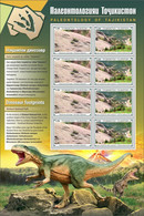 TAJIKISTAN 2020 MNH Dinosaurs’ Footprints & Shirkent National Park Paleontology M/S - OFFICIAL ISSUE - DHQ2052 - Prehistorisch