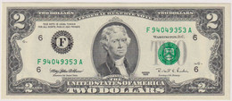 2 DOLLAR 1995 F , UNC - Federal Reserve Notes (1928-...)
