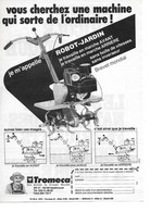 PUB AGRICOLE 1979 TROMECA Motoculteur ROBOT-JARDIN HAZEBROUCK Nord 59 - Advertising