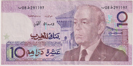 MOROCCO , 10 DIRHAMS ND. P-63a - Maroc