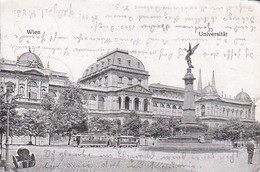 AK Wien - Universität - Feldpost K.u.k. 3. Armeekommando - 1914 (53419) - Ringstrasse