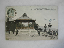 KIOSQUE - MONTE CARLO - Kiosque Et Terrasses (animée) - Les Terrasses