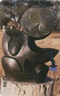 ZIMBABWE : ZIM38 $100 Sculpture E. Rukodzi USED - Zimbabwe