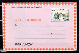 Principauté De Monaco 1979 Aerogramme - Lettres & Documents