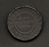 1 Penny Token "Birmingham & Warwickshire " 1812 Pour Circulation Générale (refn7717) - C. 1 Penny