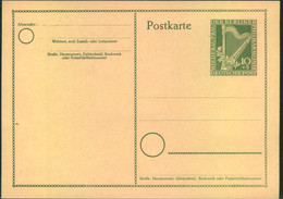 1950, 10 Pfg. Ganzsachenkarte Zum Wiederaufbau Der Berliner Philharmonie - Sauber Ungebraucht - Altri & Non Classificati