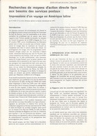 UNION POSTALE UNIVERSELLE - N° 3/1968 - Temas