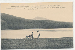 63 - Auvergne Pittoresque - Le Lac Serviere Et Le Puy De L'Aiguillée  - Vélo Pêche - Sonstige Gemeinden