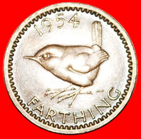 • WREN (1954-1956): UNITED KINGDOM★ FARTHING 1954! LOW START ★ NO RESERVE! - B. 1 Farthing