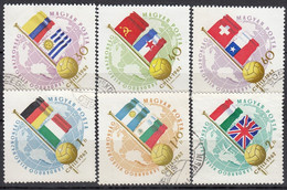 Ungarn 1962 - MiNr.1830-1835 Used - 1962 – Chili