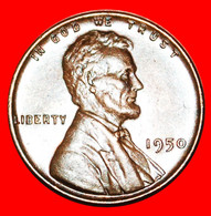 • WHEAT PENNY (1909-1958): USA ★ 1 CENT 1950! LINCOLN (1809-1865)! LOW START ★ NO RESERVE! - 1909-1958: Lincoln, Wheat Ears Reverse