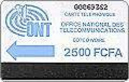 IVORYCOAST : IVC02 2500 FCFA ONT Blue USED - Côte D'Ivoire