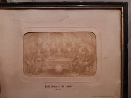 Photo Scolaire école Normale De Lescar 1880 1881 - Personnes Anonymes