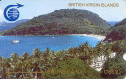 BVI : 002B US$5  (small Notch) USED - Maagdeneilanden