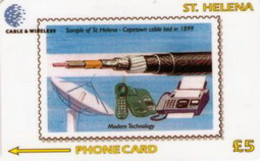 STHELENA : STH31 L.5  Capetown Cable In 1999 MINT - Isla Santa Helena