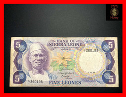 SIERRA LEONE  5 Leones  1.7.1981  P. 7   VF - Sierra Leona