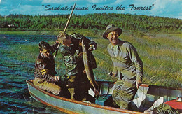 Canada Saskatchewan - Fish Fishing  - Humor Humour - Written 1950-1955 - 2 Scans - Other & Unclassified