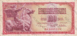 BANCONOTE 100 DINAR JUGOSLAVIA - Yugoslavia